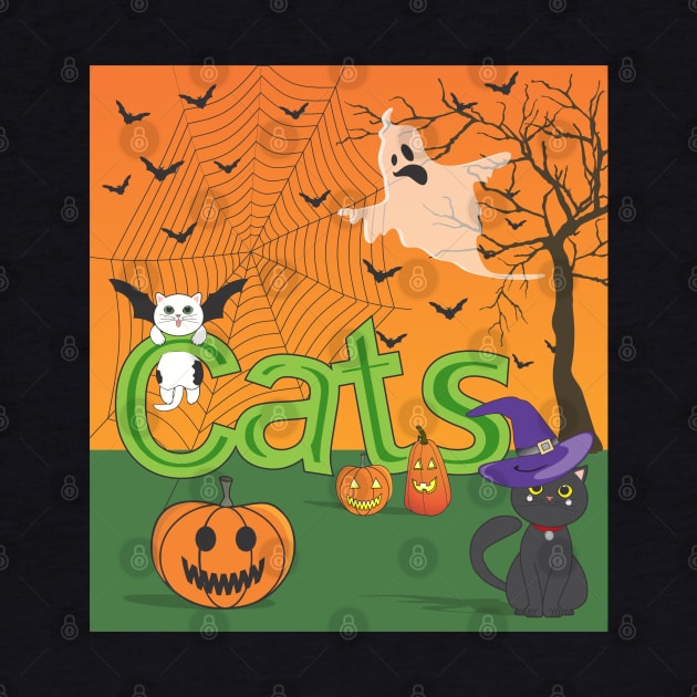 cats halloween by Retaz0z